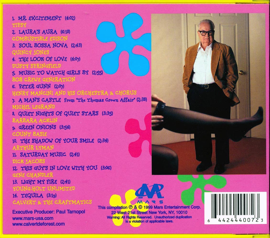 Larry Bud Melman, Count Basie, Dusty Springfield, Henry Mancini, Bob Crewe Generation, Etc. - Calvert DeForest's Erotic Experience [New CD]
