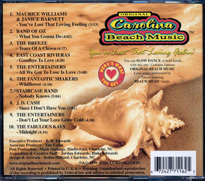 Various - Original Carolina Beach Music: You've Lost That Loving Feelin' [New CD]