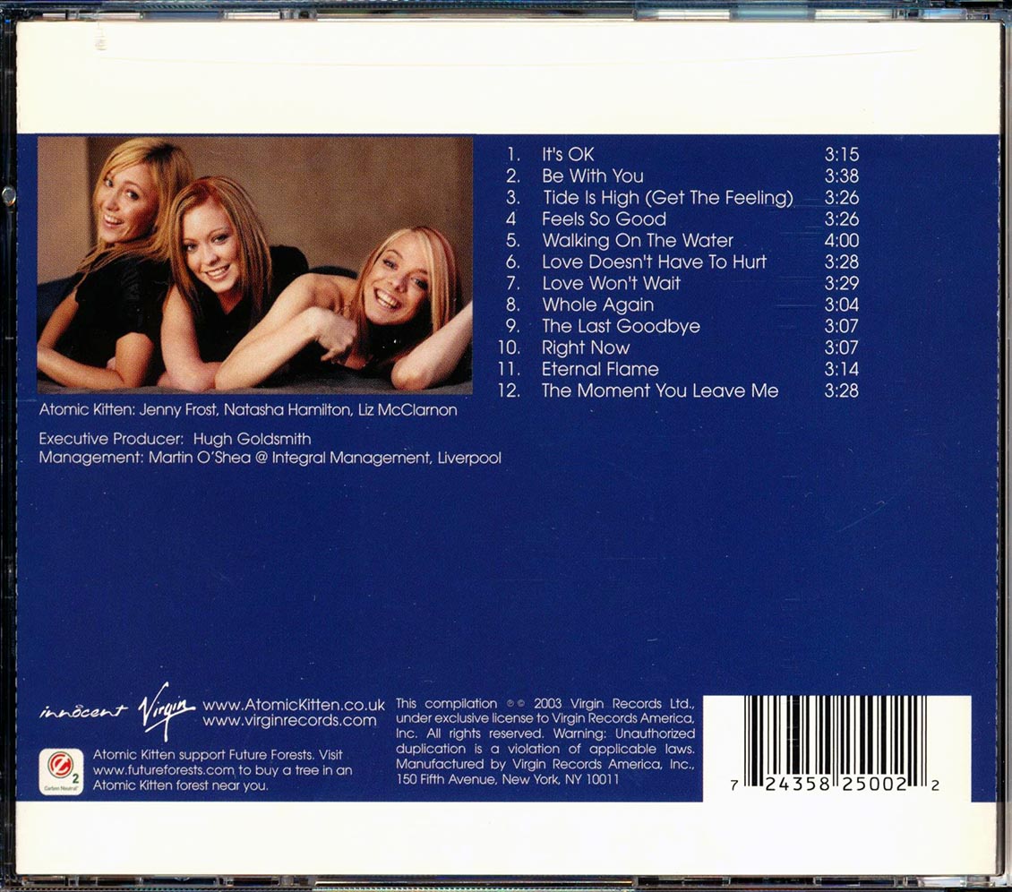 Atomic Kitten - Atomic Kitten [New CD]