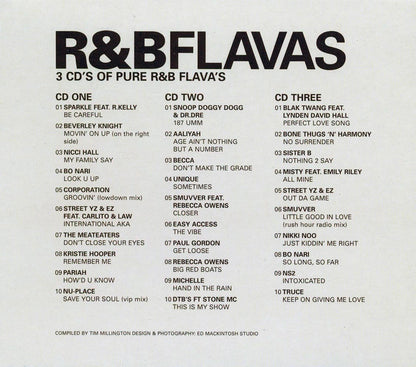 Dr. Dre, Snoop Doggy Dogg, R Kelly, Etc. - R&B Flavas: 3 CD's Of Pure R&B Flavas (30 tracks) (3xCD) (box set) [New CD]