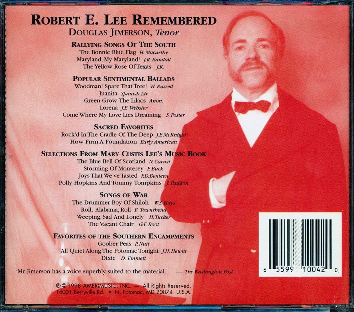Douglas Jimerson - Robert E. Lee Remembered [New CD]