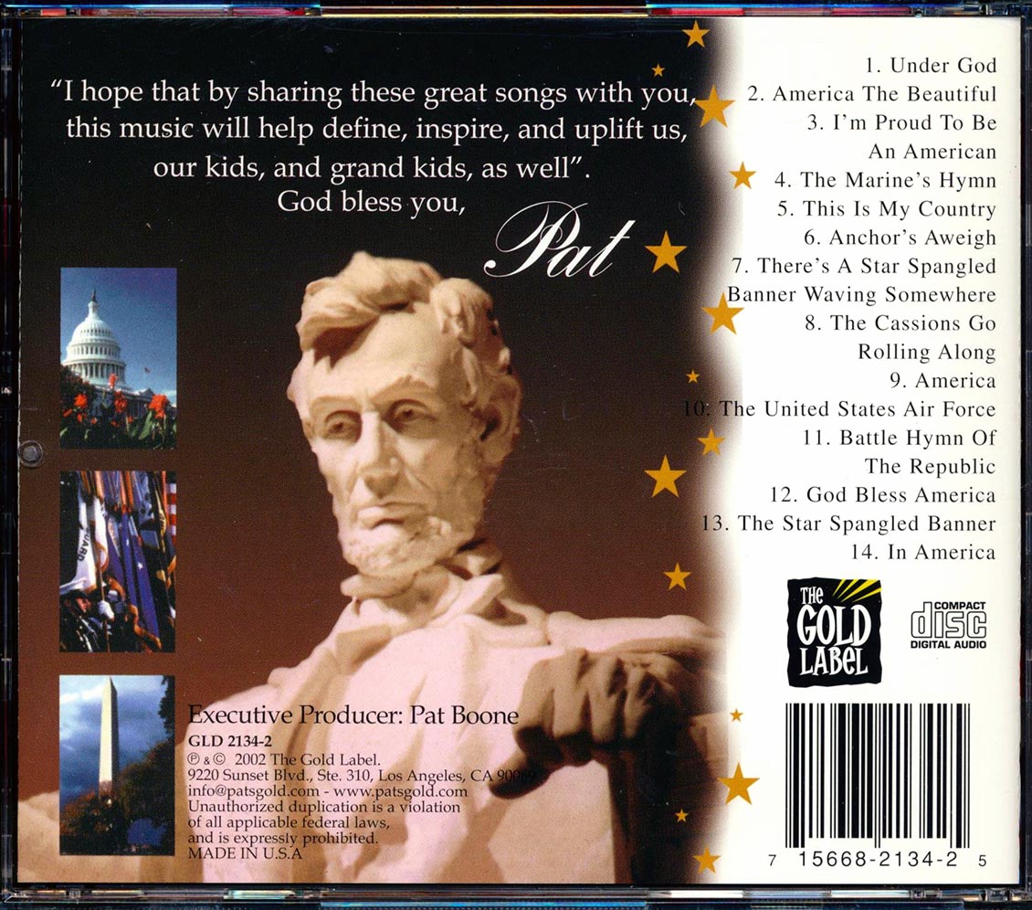 Pat Boone - Pat Boone's American Glory [New CD]