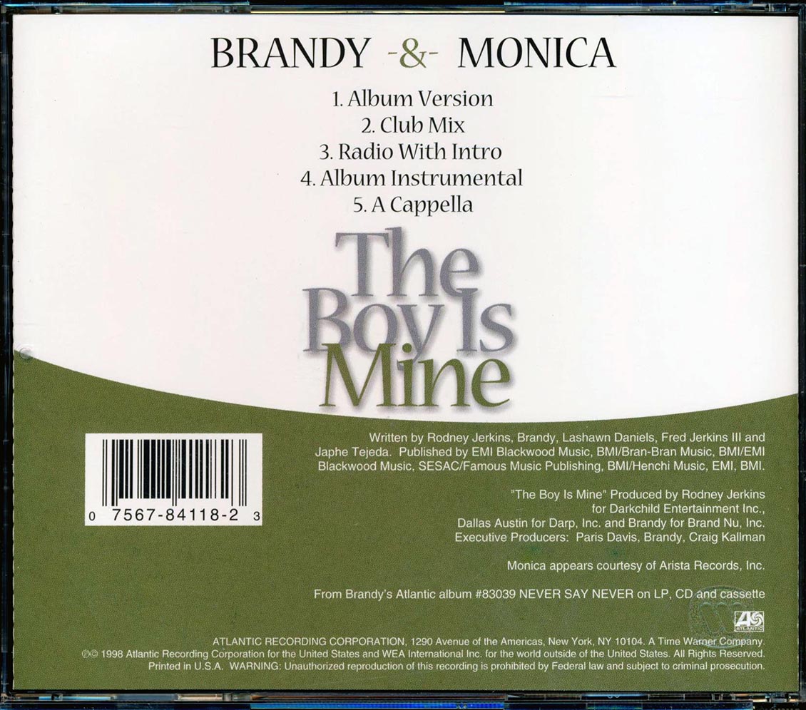 Brandy & Monica - The Boy Is Mine (EP, 5 Tracks) [New CD]