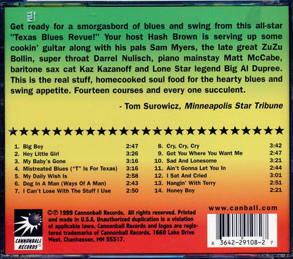 Zuzu Bollin, Darrell Nulisch, Sam Myers - Hash Brown's Texas Blues Revue [New CD]