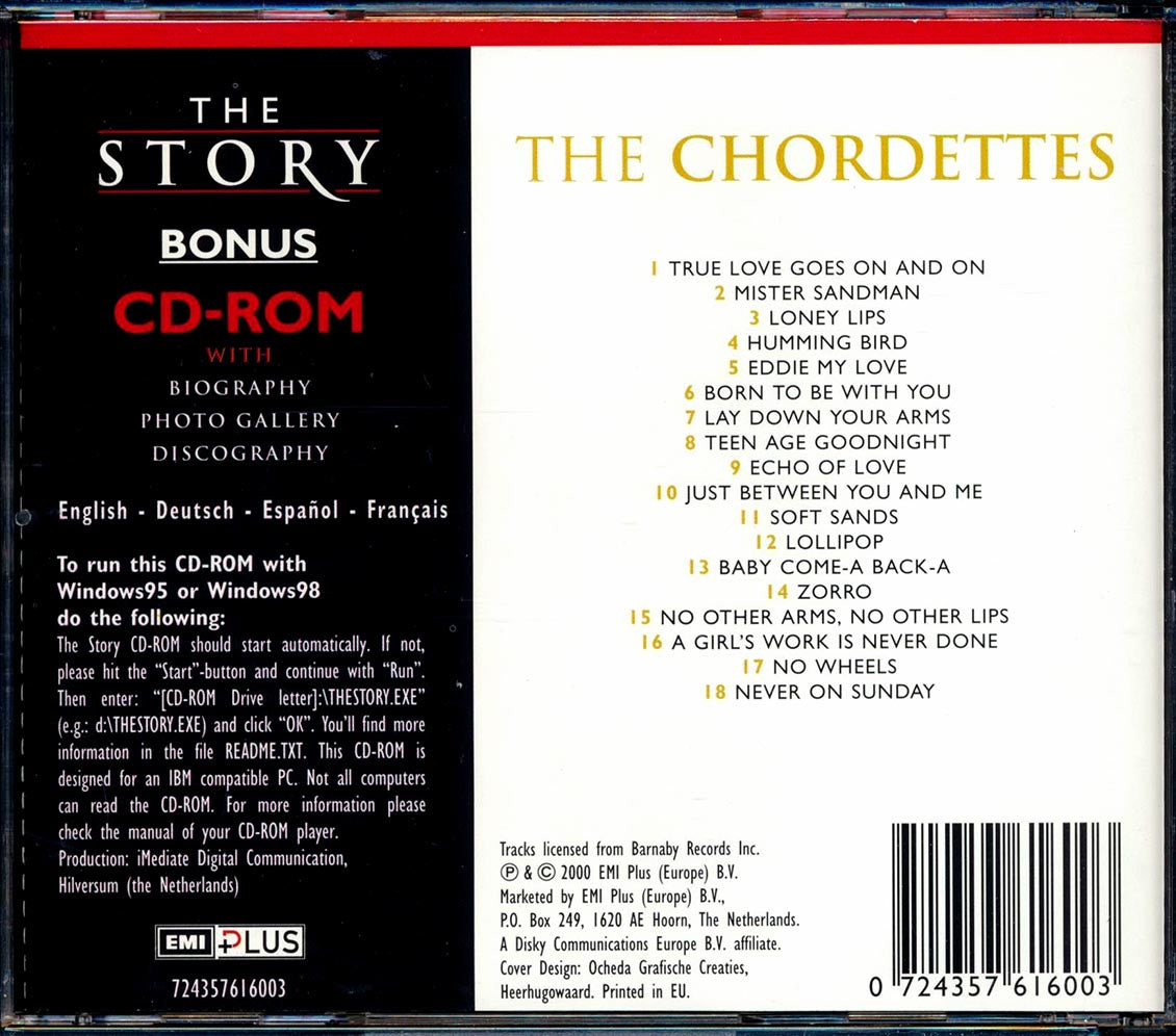 The Chordettes - The Story [New CD]