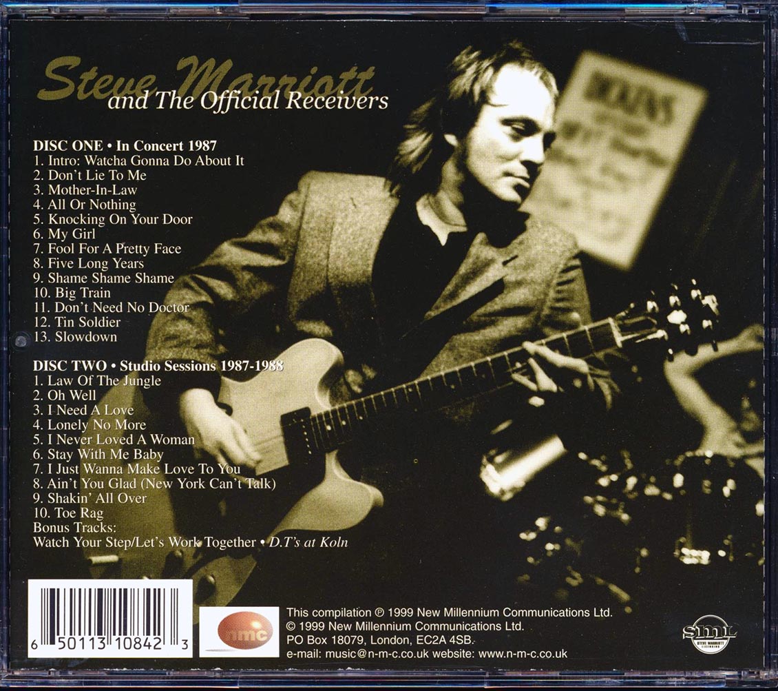Steve Marriott - Steve Marriott & The Official Receivers (23 tracks) (2xCD) [New CD]