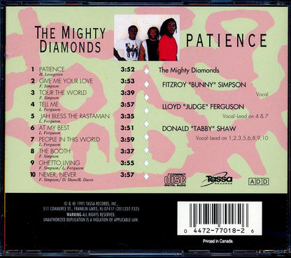 The Mighty Diamonds - Patience [New CD]