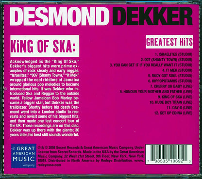 Desmond Dekker - King Of Ska: Greatest Hits [New CD]
