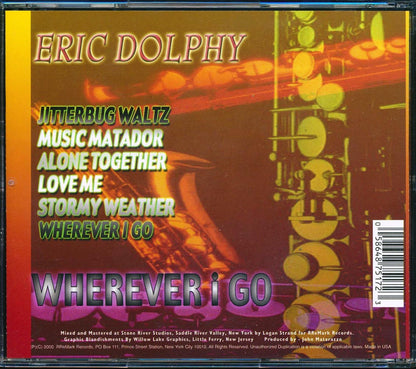 Eric Dolphy - Wherever I Go [New CD]