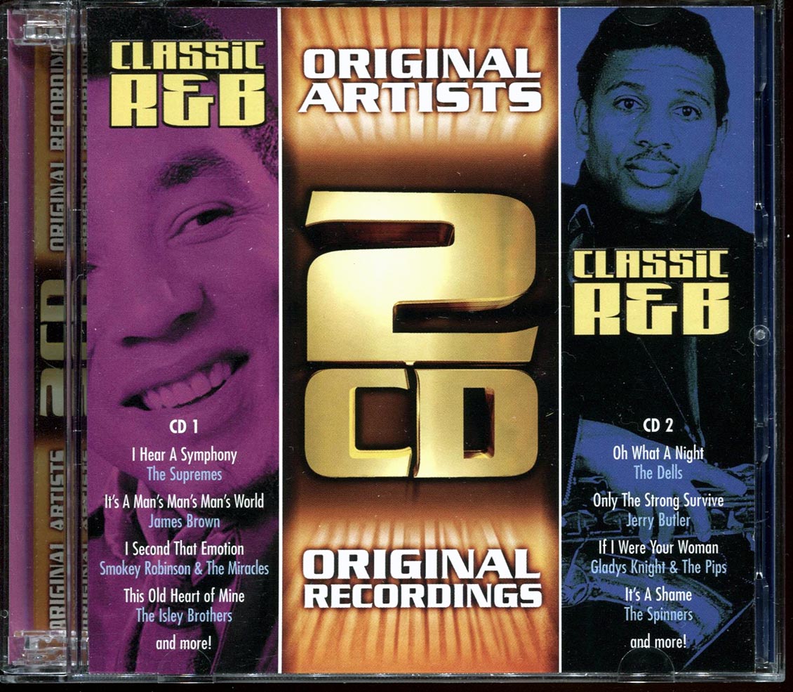 James Brown, The Supremes, The Dells, The Spinners, Smokey Robinson & The Miracle, Etc. - Classic R&B (20 tracks) (2xCD) [New] [New CD]