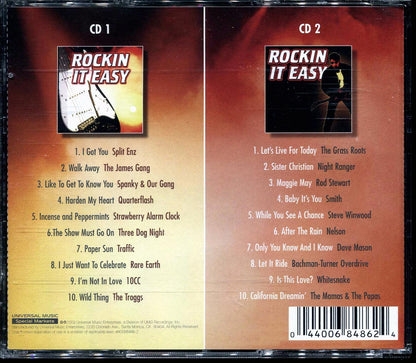 Rod Stewart, Steve Sinwood, Whitesnake, Night Ranger, 10CC, Split Enz, Etc. - Rockin It Easy (20 tracks) (2xCD) [New CD]