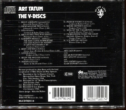 Art Tatum - The V-Discs [New CD]