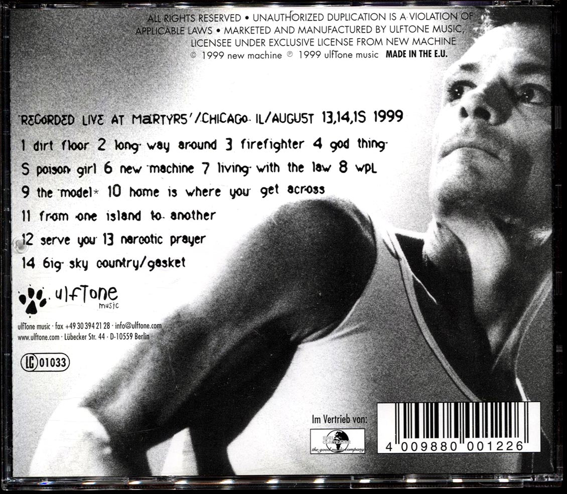 Chris Whitley - Chris Whitley At Martyrs' [New CD]