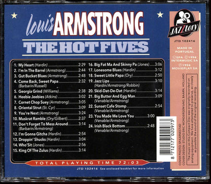Louis Armstrong - The Hot Fives [New CD]
