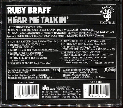 Ruby Braff - Hear Me Talkin' [New CD]