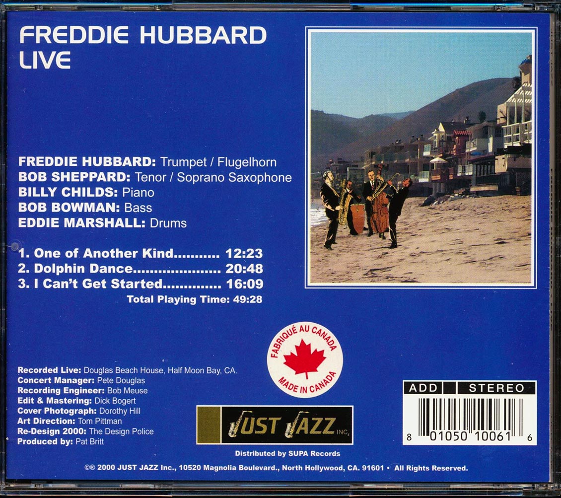 Freddie Hubbard - Live [New CD]