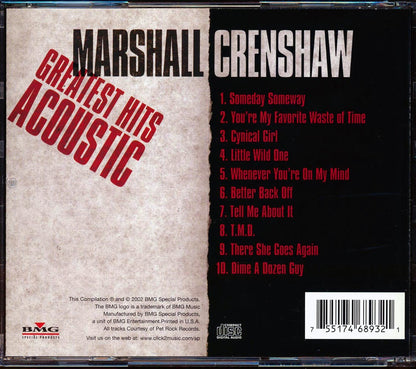 Marshall Crenshaw - Greatest Hits Acoustic [New CD]