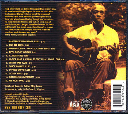Skip James - Hardtime Killing Floor Blues [New CD]