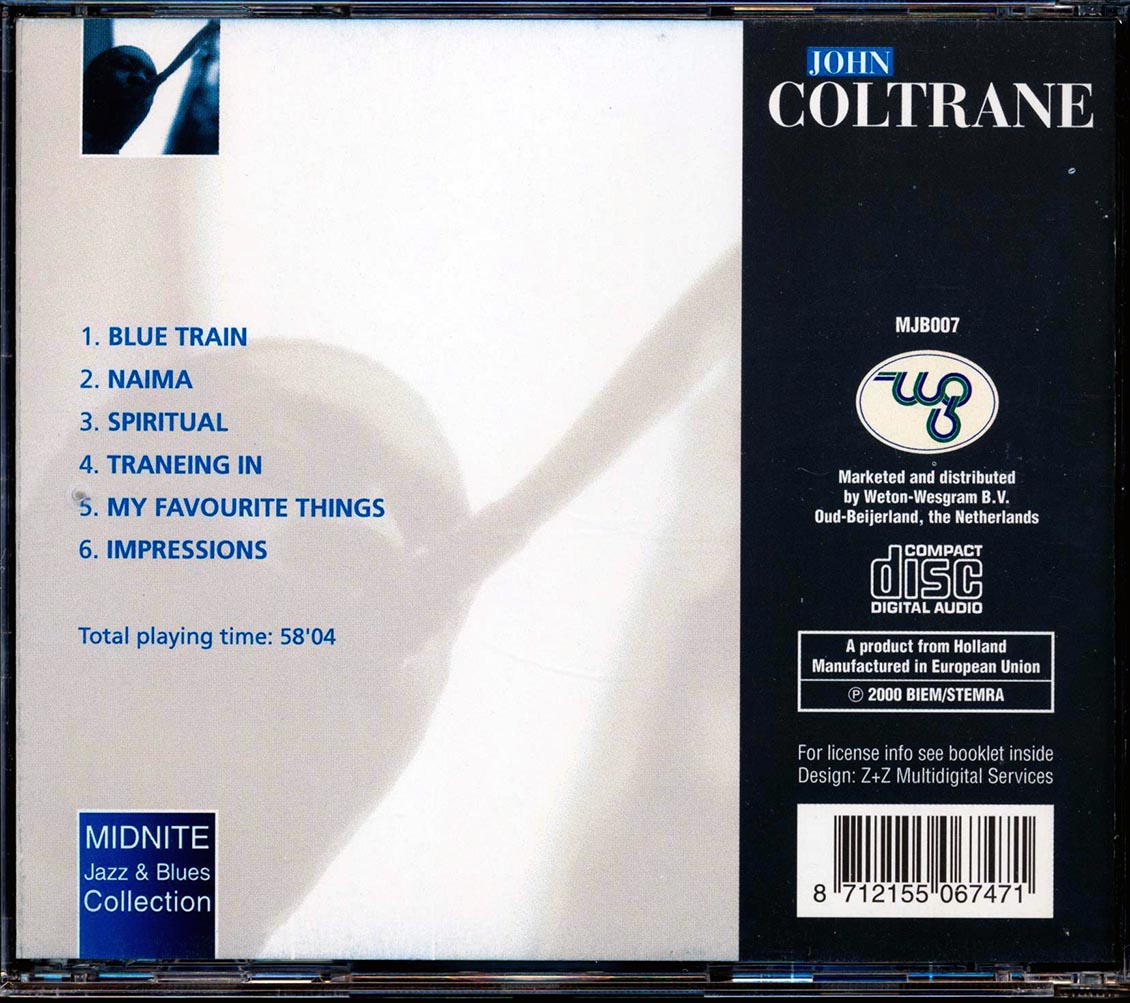 John Coltrane - Sax Impressions [New CD]