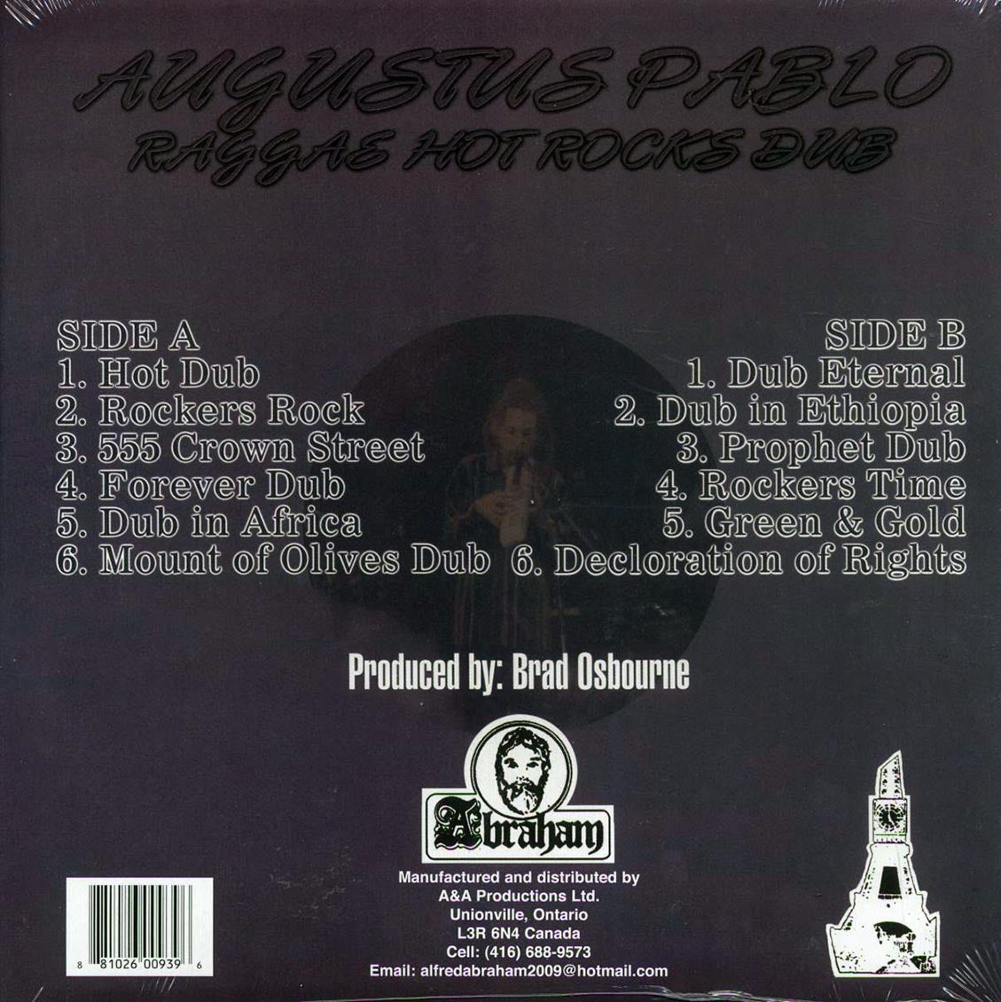 Augustus Pablo - Reggae Hot Rocks Dub [New Vinyl LP]