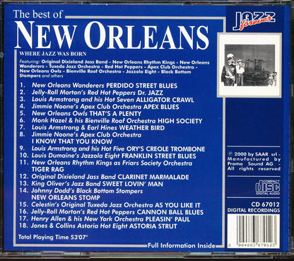 Jelly Roll Morton, Louis Armstrong, Etc. - The Best Of New Orleans: Where Jazz Was Born [New CD]