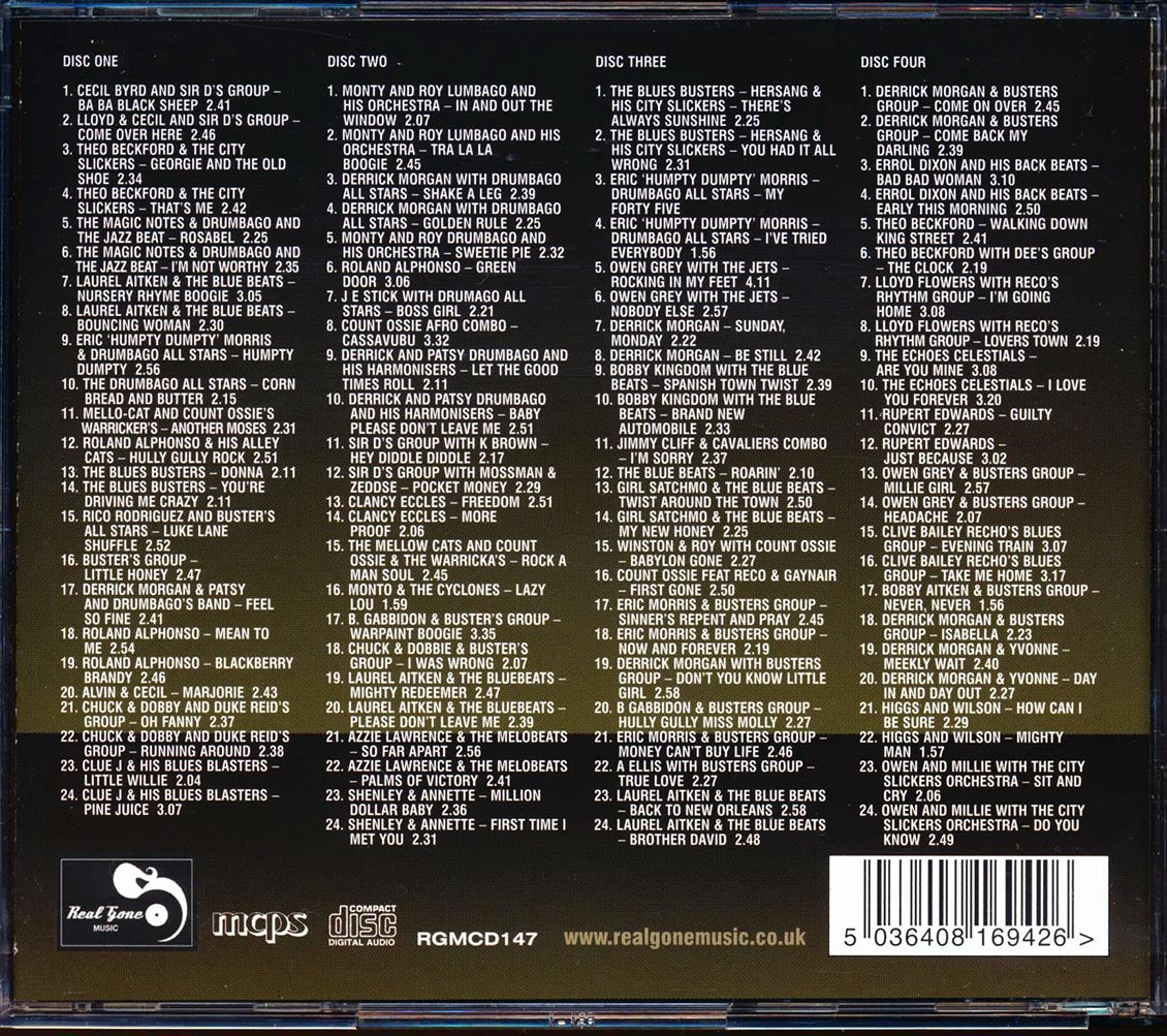 Roland Alphonso, Drumbago All Stars, Theo Beckford, Derrick Morgan, Etc. - Blue Beat Volume 2: The Singles BB49-BB96 (96 tracks) (4xCD) [New CD]