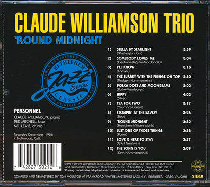 Claude Williamson Trio - Round Midnight [New CD]