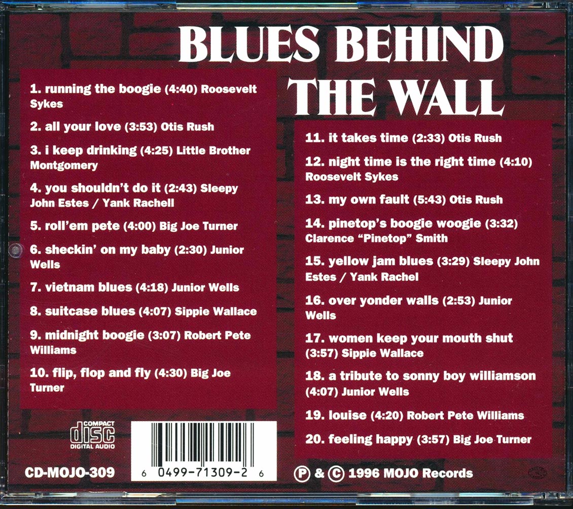 Roosevelt Sykes, Junior Wells, Big Joe Turner, Otis Rush, Etc. - Blues Behind The Wall: East Berlin 1966 [New CD]