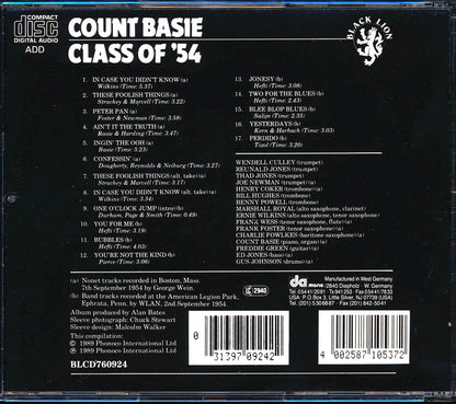 Count Basie - Class Of '54 [New CD]