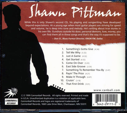 Shawn Pittman - Something's Gotta Give [New CD]