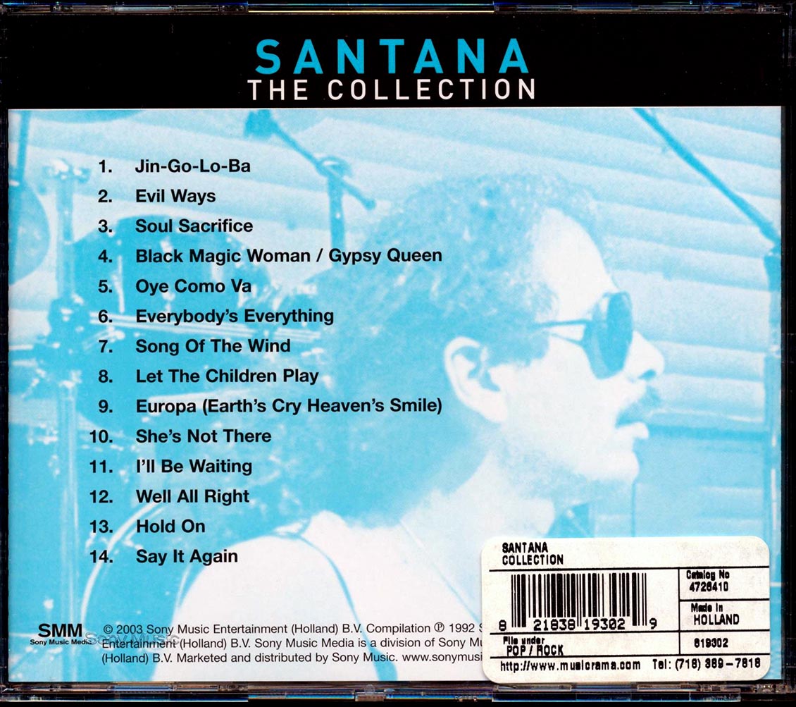 Santana - The Collection (Oye Como Va, Black Magic Woman, Evil Ways, She's Not There, Etc.) [New CD]