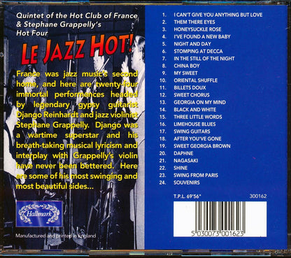 Django Reinhardt, Quintet Of The Hot Club Of France & Stephane Grappelly's Hot Four - Le Jazz Hot!: 24 Jazz Masterpieces [New CD]