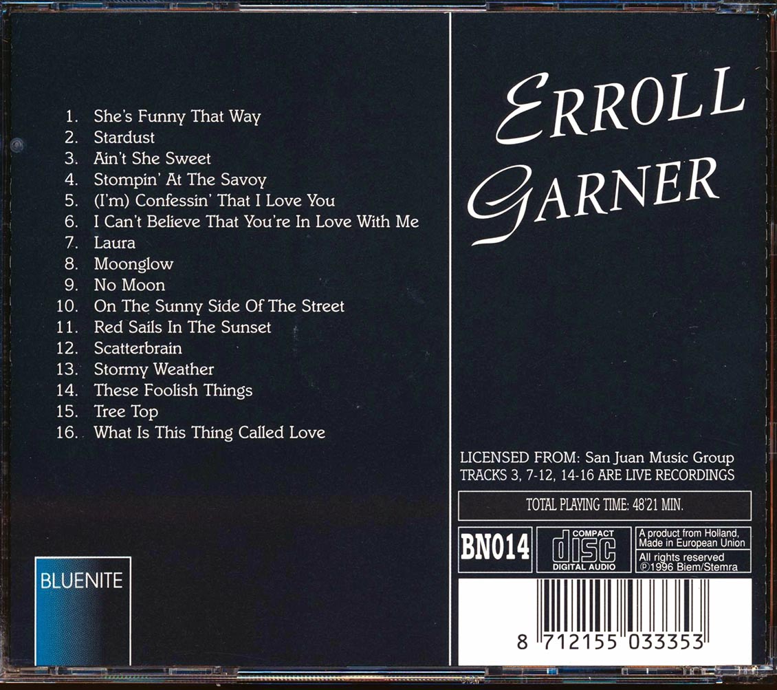 Errol Garner - Moonglow [New CD]
