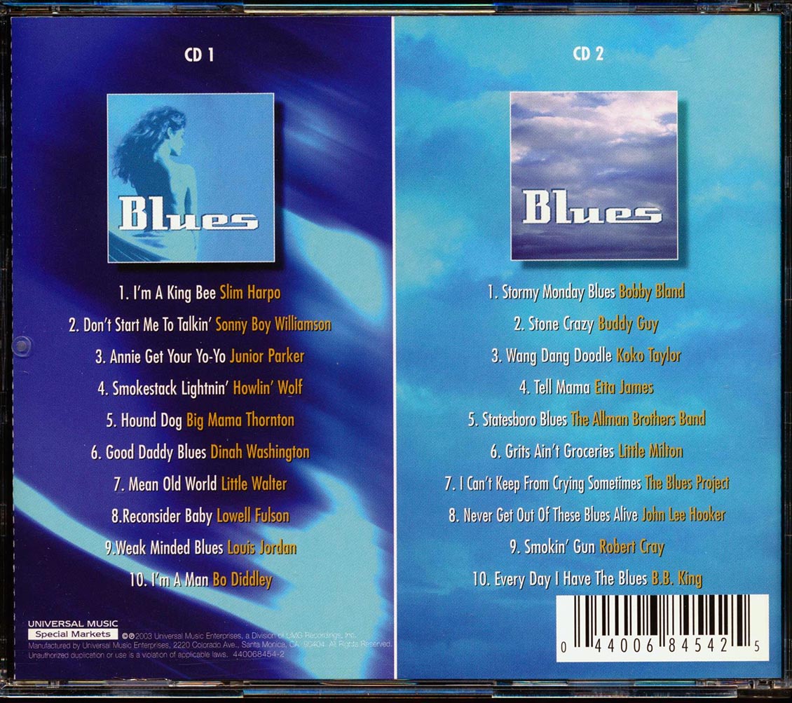 Slim Harpo, Howlin' Wolf, Sonny Boy Williamson, Lowell Fulson, Etc. - Blues (20 tracks) (2xCD) [New CD]