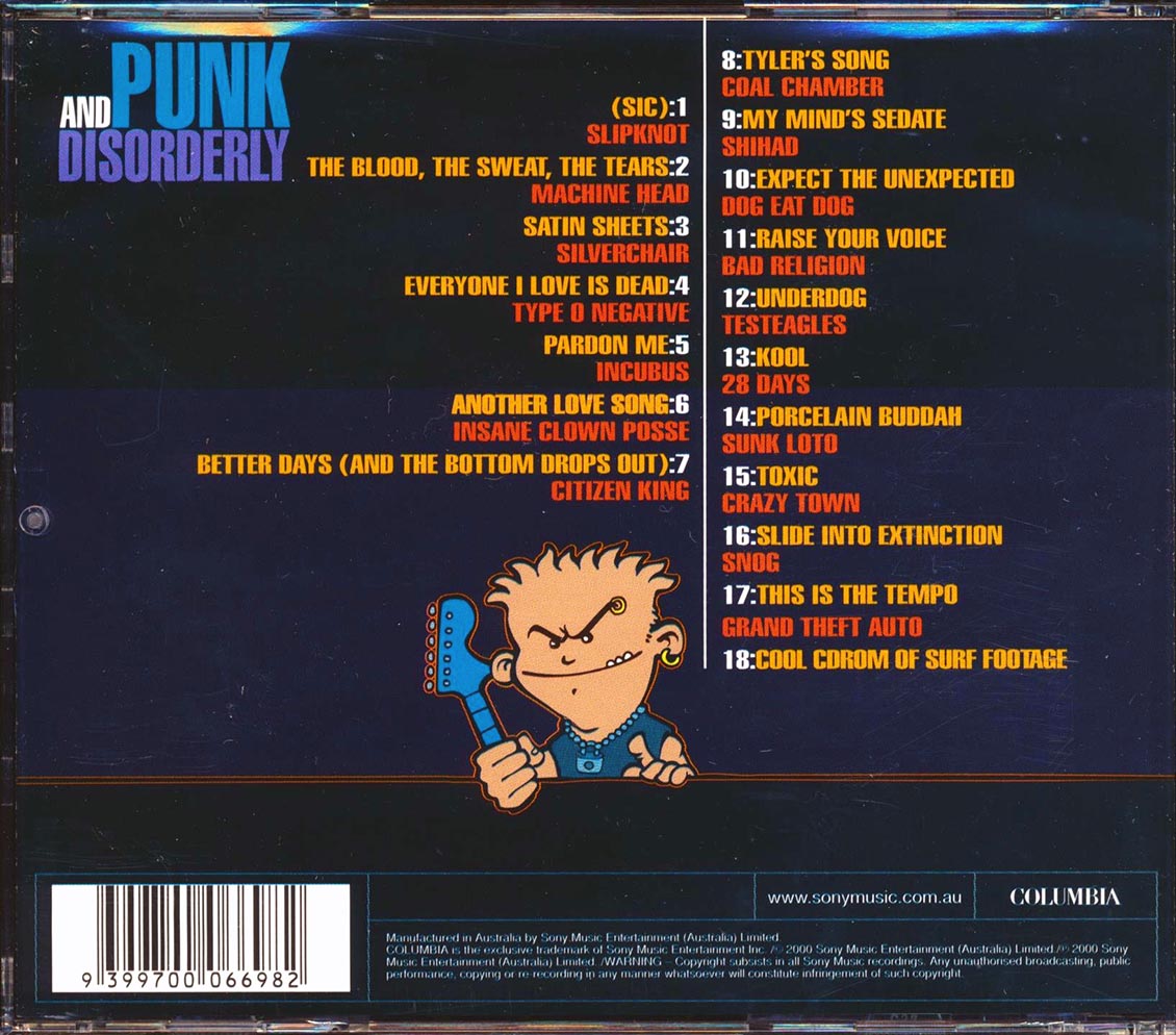 Bad Religion, Slipknot, Machine Head, Insane Clown Posse, Etc. - Punk And Disorderly [New CD]
