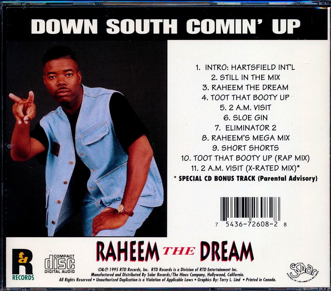 Raheem The Dream - Down South Comin' Up [New CD]