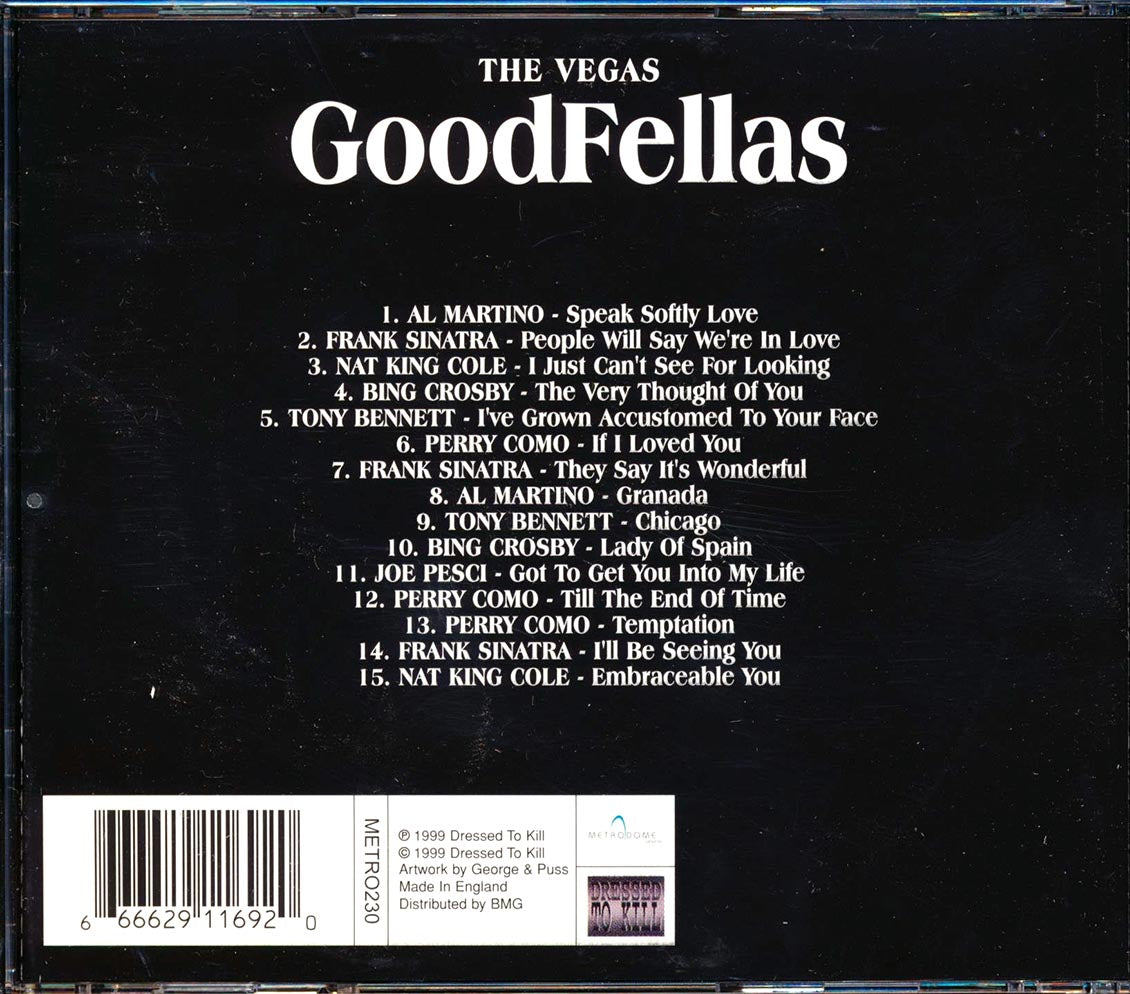 Frank Sinatra, Bing Crosby, Tony Bennett, Perry Como, Nat King Cole, Etc. - The Vegas Goodfellas [New CD]