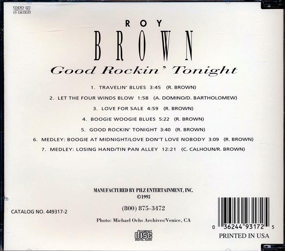 Roy Brown - Good Rockin' Tonight [New CD]