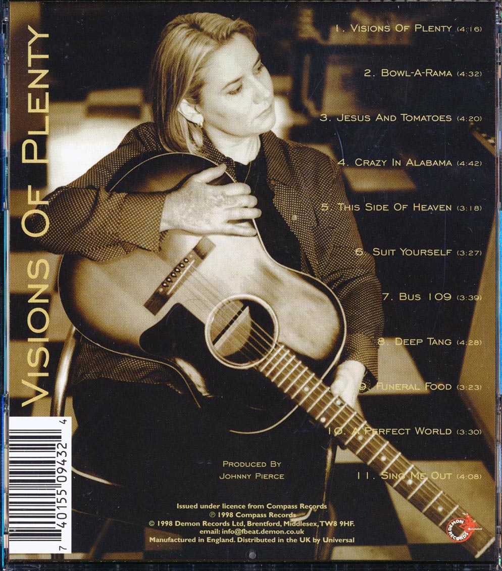 Kate Campbell - Visions Of Plenty [New CD]