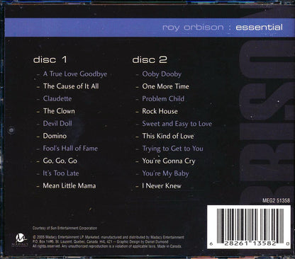Roy Orbison - Essential (20 tracks) (2xCD) [New CD]