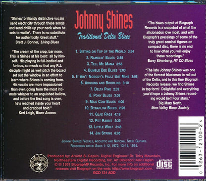 Johnny Shines - Tradition Delta Blues [New CD]