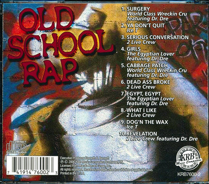 Ice T, Dr. Dre, 2 Live Crew, World Class Wreckin Cru, Etc. - Old School Rap [New CD]