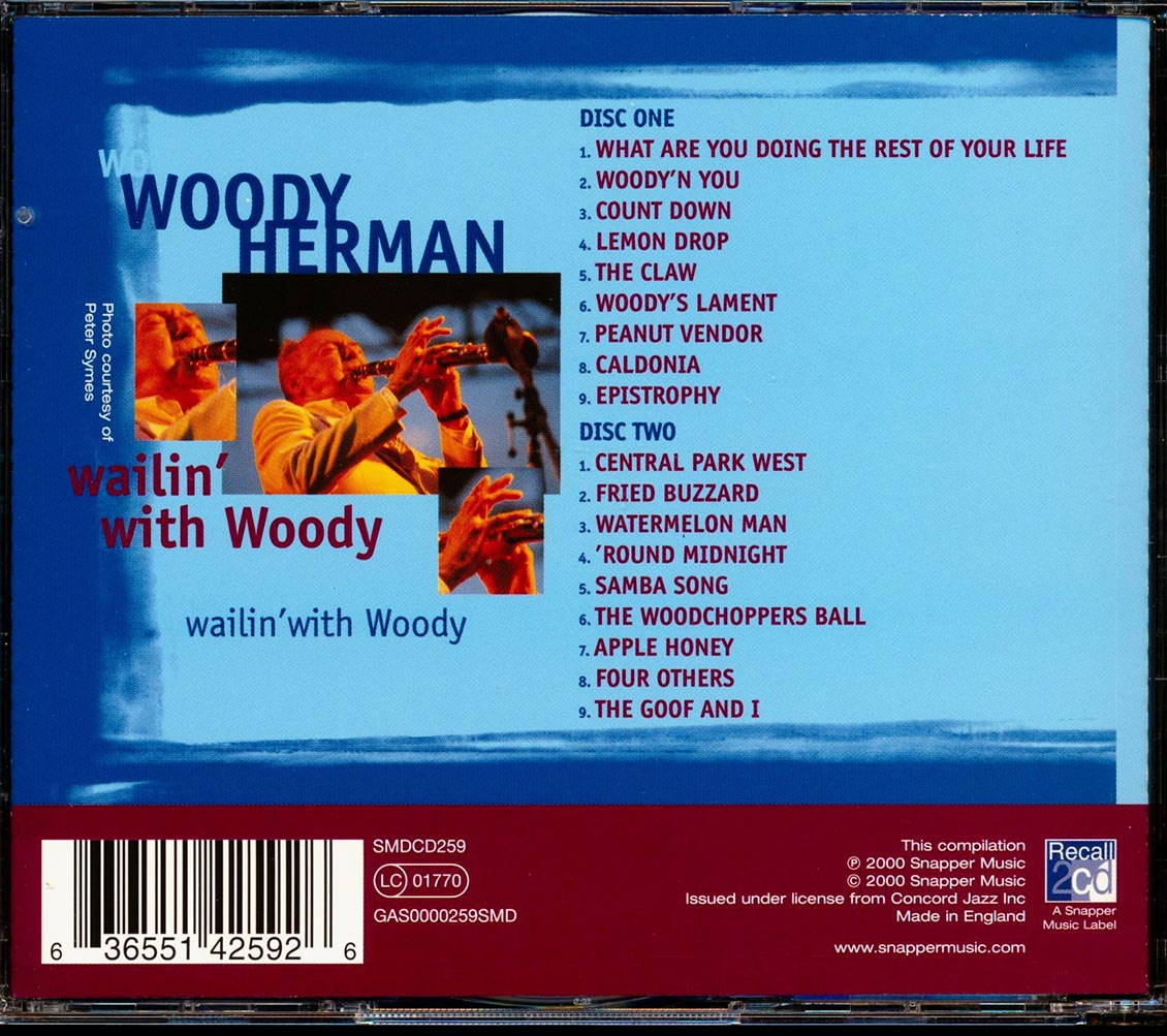 Woody Herman - Wailin' With Woody (2xCD) [New CD]