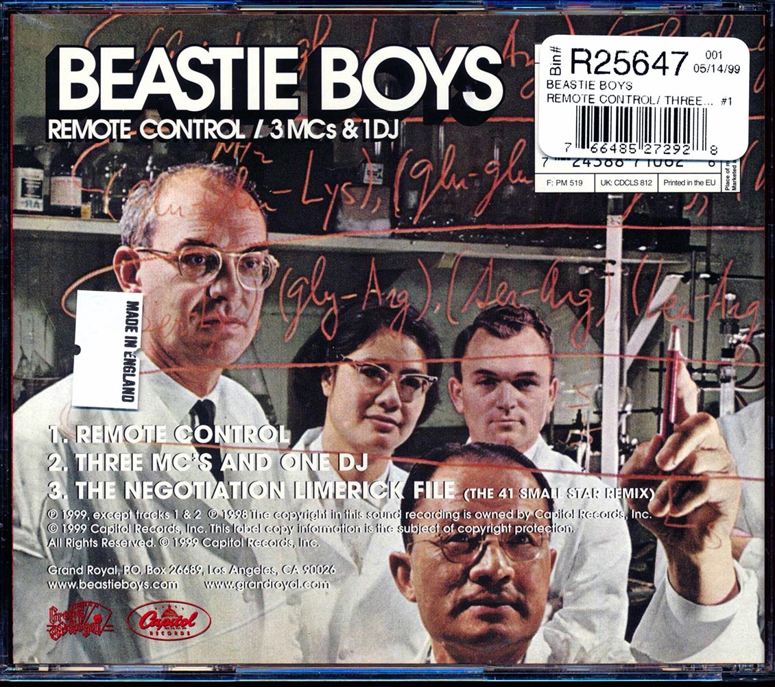 The Beastie Boys - Remote Control / 3MCs & 1 DJ [New CD]