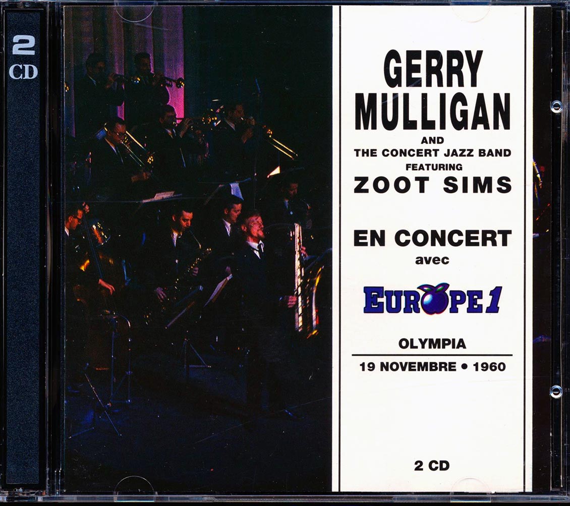 Gerry Mulligan & The Concert Jazz Band Featuring Zoot Sims - En Concert Avec Europe1: Olympia 19 Novembre 1960 (2xCD) [New] [New CD]