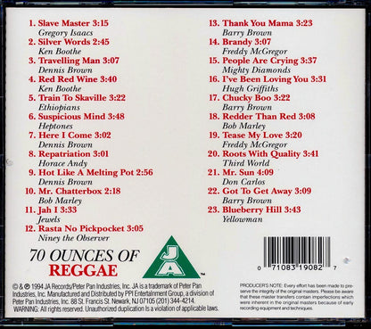 Bob Marley, Gregory Isaacs, Ken Boothe, Dennis Brown, The Jewels, Don Carlos, Etc. - 70 Ounces Of Reggae (23 tracks) [New CD]