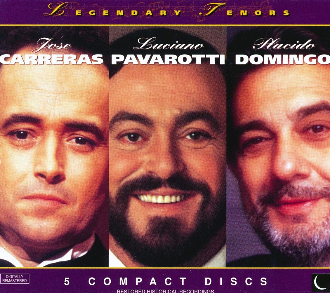 Jos Carreras, Luciano Pavarotti, Placido Domingo - Legendary Tenors (5xCD) [New] [New CD]