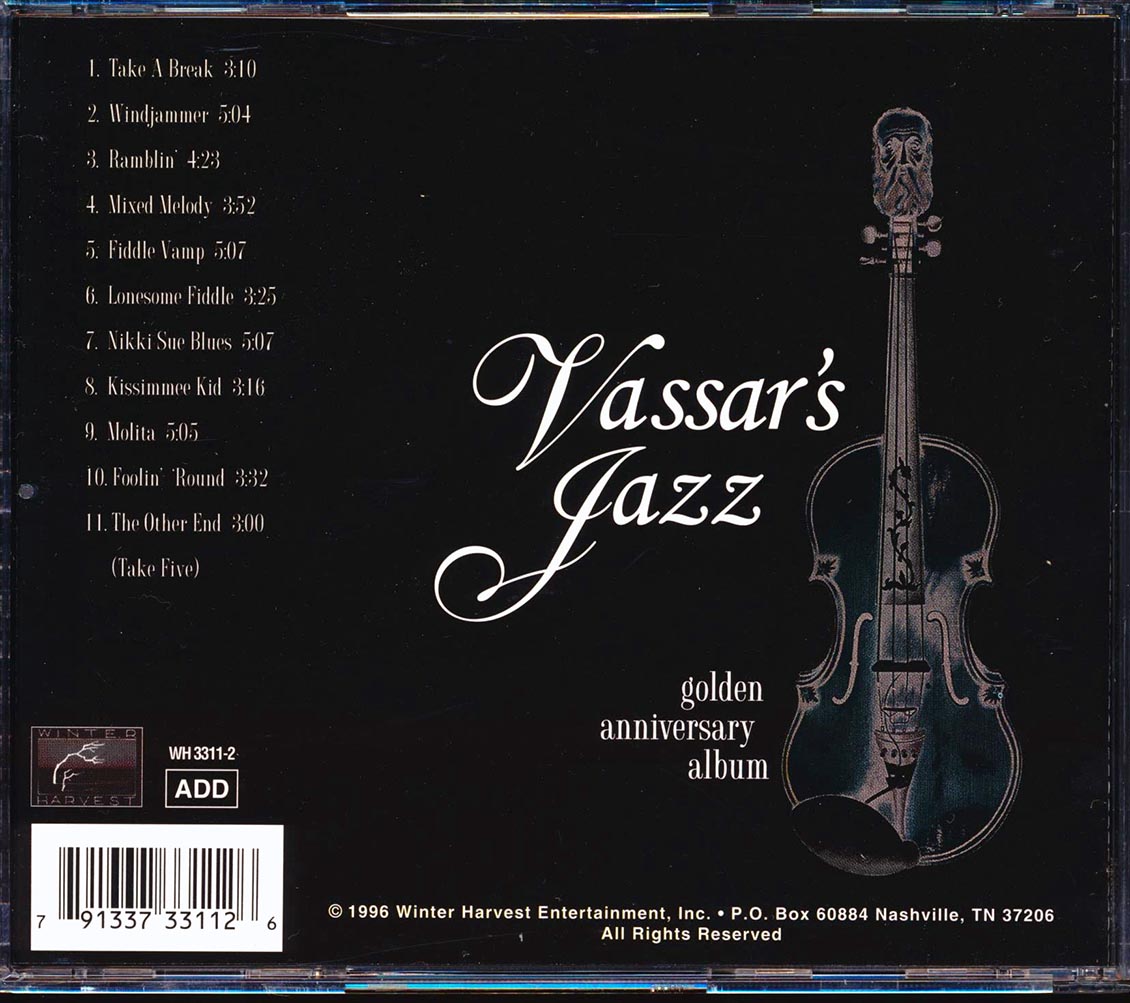 Vassar Clements - Vassar's Jazz: Golden Anniversary Album [New CD]