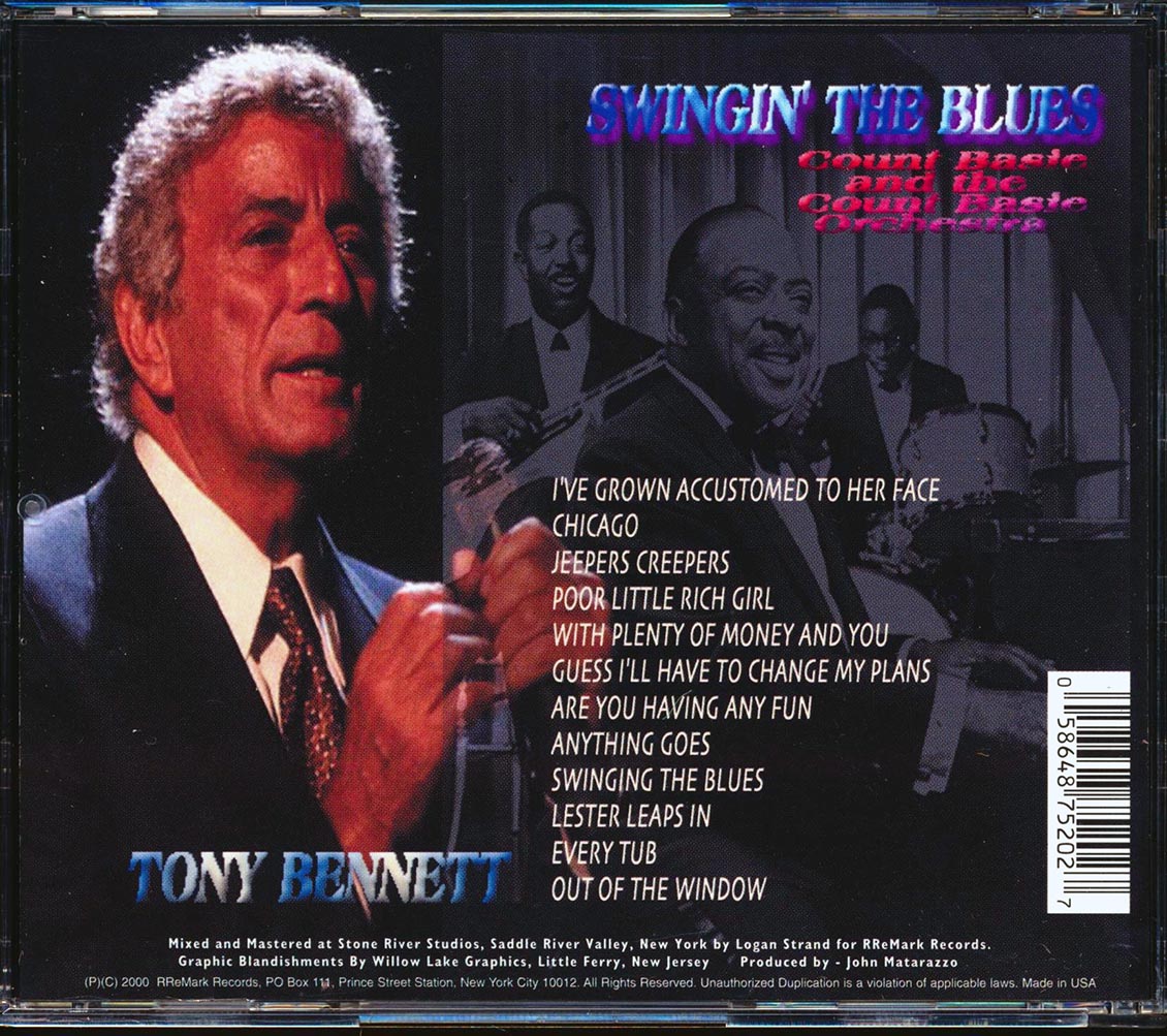 Tony Bennett, Count Basie & The Count Basie Orchestra - Swingin' The Blues [New CD]