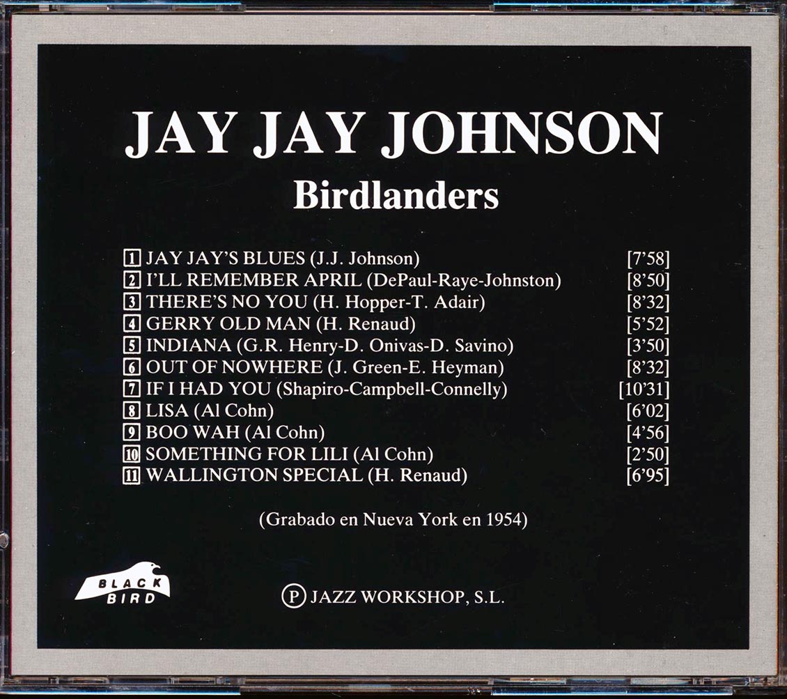Jay Jay Johnson - Birdlanders [New CD]